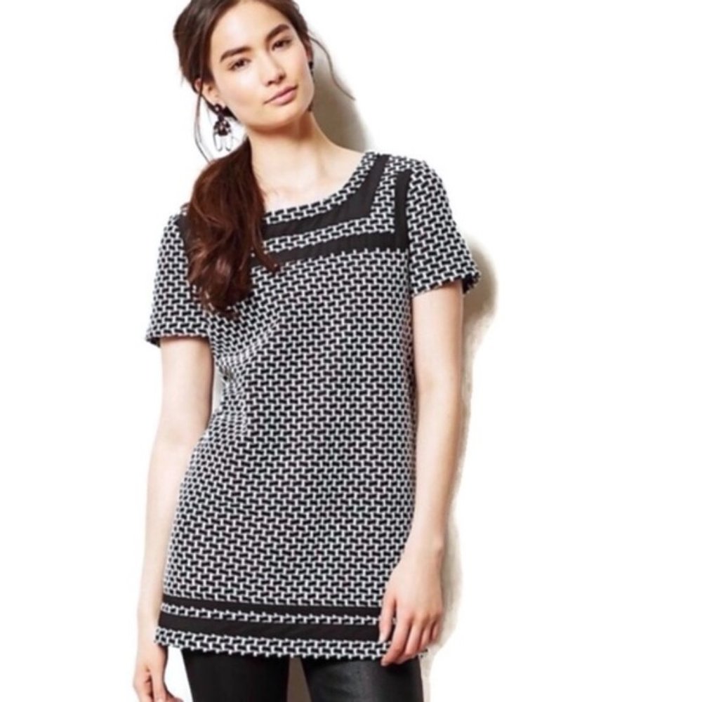 Anthropologie Postmark Mod Knit Tunic Dress Small